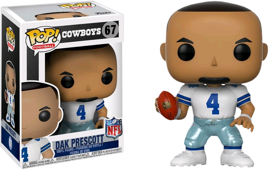 Nfl - Ezekiel Elliott Funko Pop (871x548), Png Download