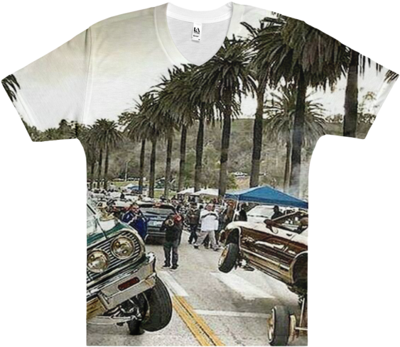 The Park V Neck T Shirt - Lada Niva (600x600), Png Download