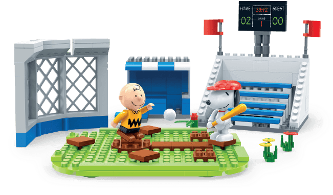 Baseball Field" Building Set By Banbao - Snoopy (650x650), Png Download