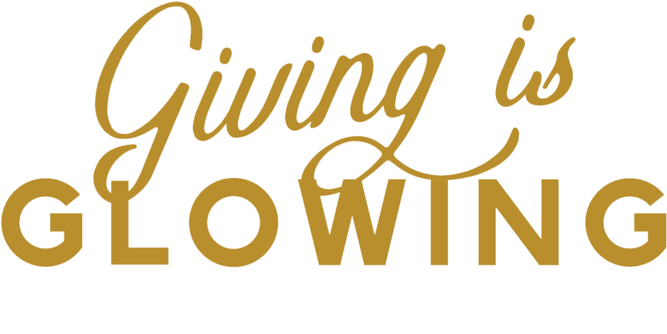 Giving Is Glowing Mark - Calligraphy (1000x525), Png Download