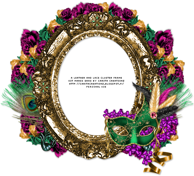 Mardi Picture Gift Gras Invitation Craft Wedding Clipart - Rose (650x650), Png Download