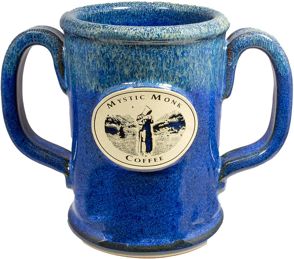 Northern Lights Double Handled Mug, Mug - Beer Stein (1000x1000), Png Download