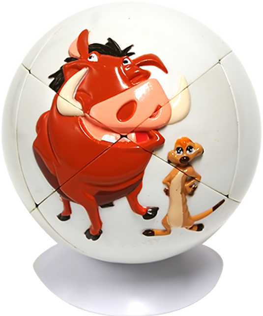 Lion King Puzzle Ball - Cartoon (640x640), Png Download