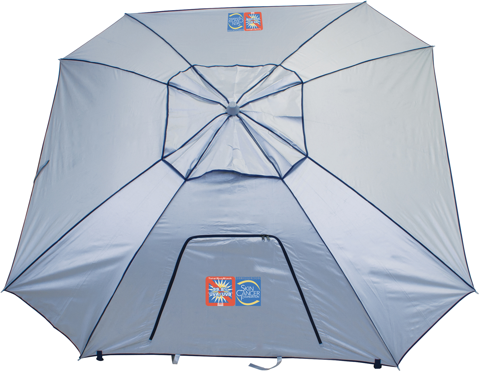 Rio Beach Total Sun Block Extremeshade 8 Ft - Umbrella (2000x1570), Png Download