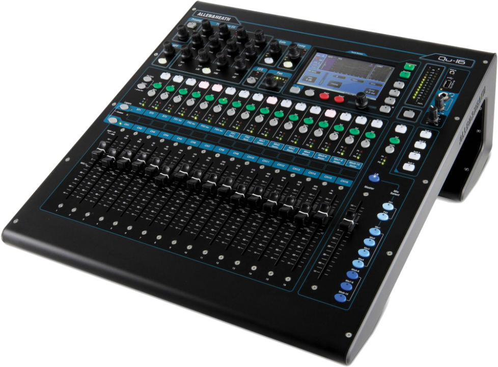 Qu-16 Mixer - Allen & Heath Qu 16 (1000x850), Png Download