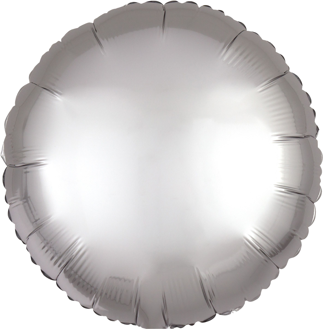 Circle White Gold Flower Shop Studio Flores - Globo Circulo Png (1500x1430), Png Download