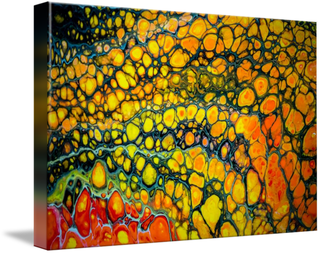 Acrylic Pouring Tutorials - Modern Art (650x513), Png Download