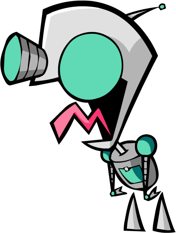Gir Open Mouth-plu232 - Invader Zim Gir Vector (600x790), Png Download