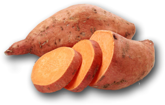 Gold Sweet Potatoes - Sweet Potatoes Vitamin A Foods (600x600), Png Download
