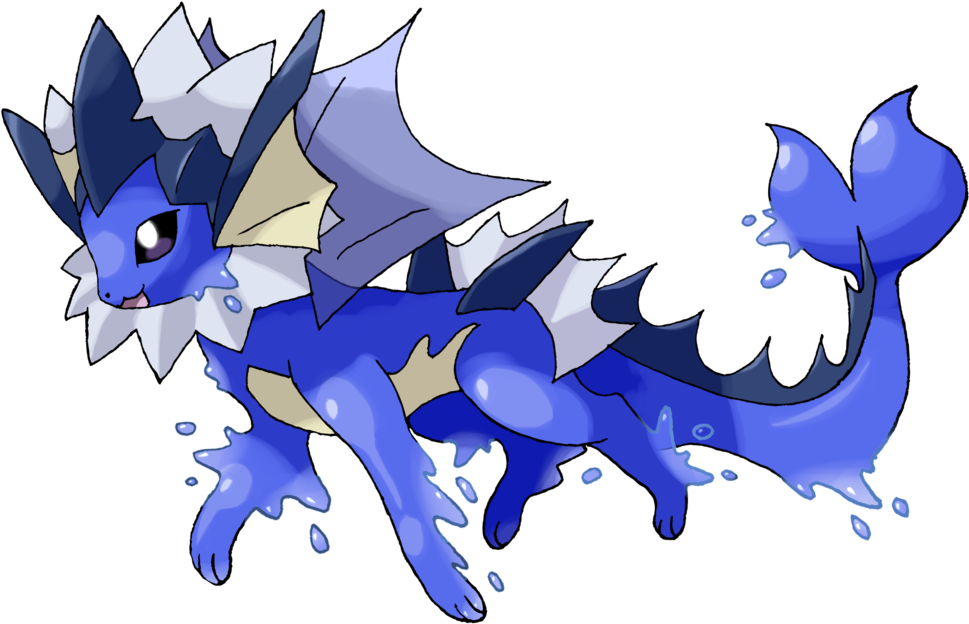 Pokemon Mega Vaporeon (1032x774), Png Download