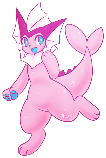 #myart #vaporeon Https - Cartoon (562x680), Png Download