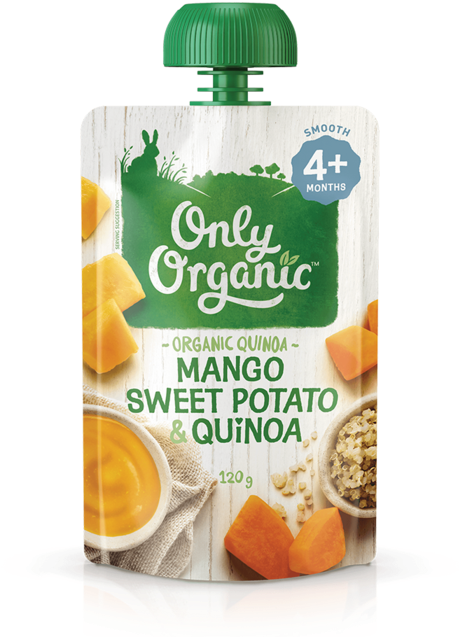 Mango, Sweet Potato & Quinoa - Blueberry Banana Quinoa Baby Food (700x700), Png Download