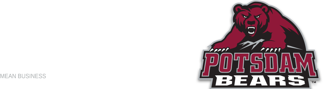 Bears Links - State University Of New York At Potsdam (1416x286), Png Download