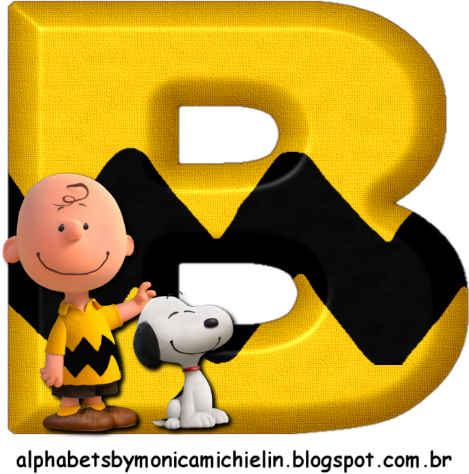 Charlie Brown E Snoopy Alfabeto Em Png Grátis Para - Cartoon (700x700), Png Download