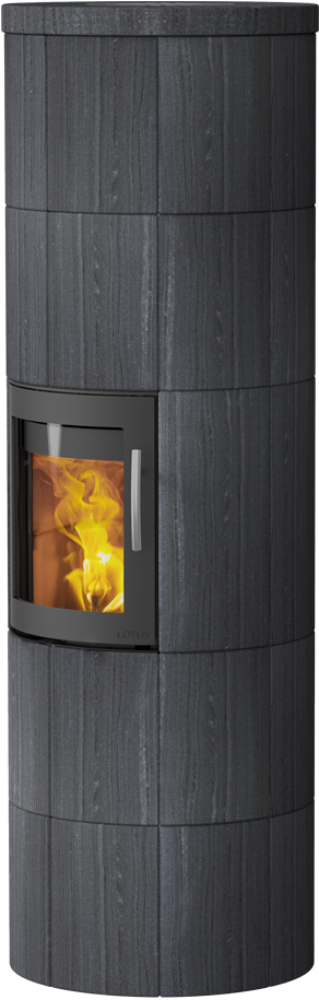 Wood-burning Stove (400x915), Png Download
