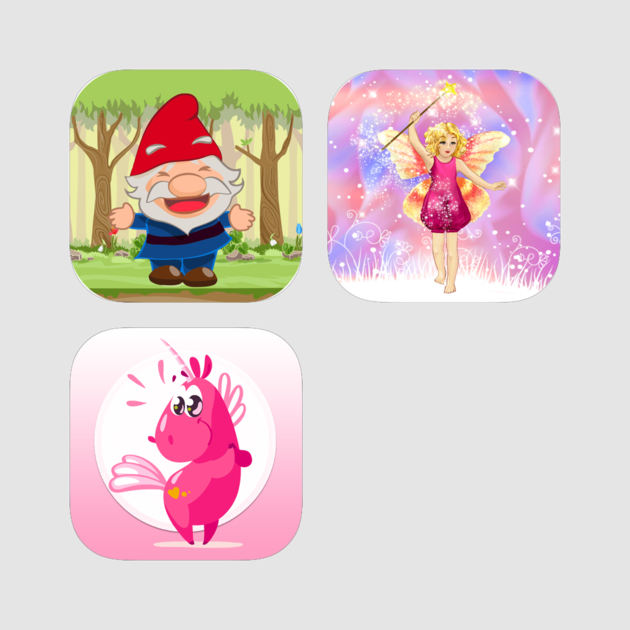 3 Apps In - Cartoon (630x630), Png Download