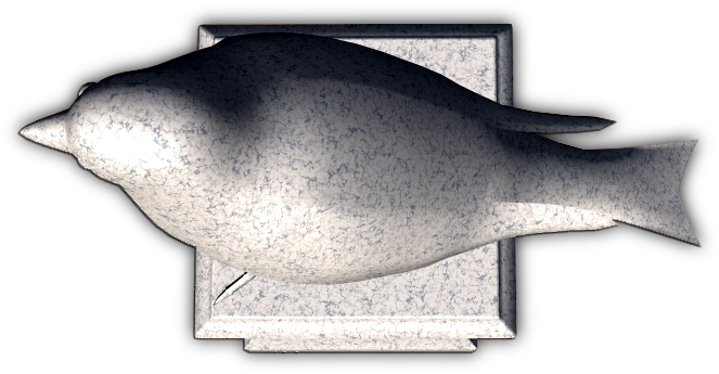 Bronze Statue B 06 Feb 2009 - Sockeye Salmon (690x530), Png Download