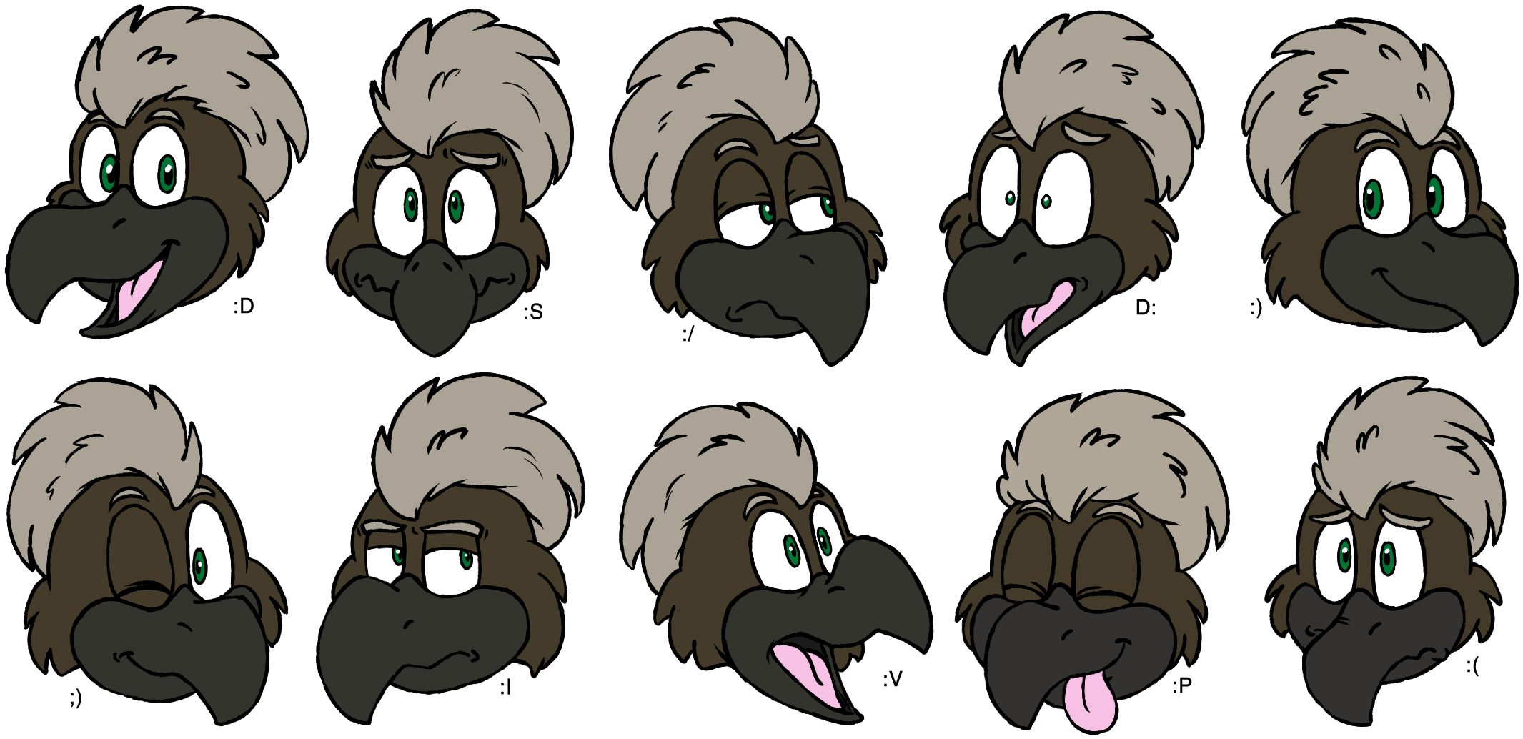 Irbisgreif Telegram Stickers (2192x1060), Png Download