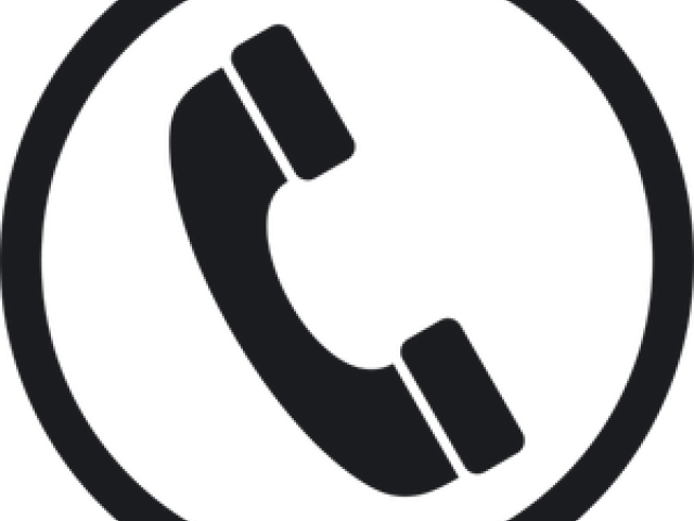 Icons Clipart Cellphone - Phone Icon Round Button (640x480), Png Download