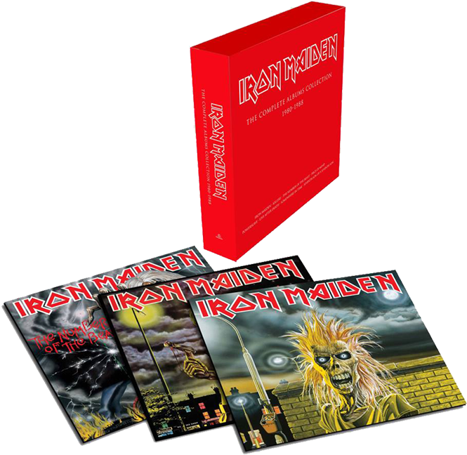 Iron Maiden The Complete Albums Collection 1980-1988 - Complete Albums Collection Iron Maiden (683x700), Png Download