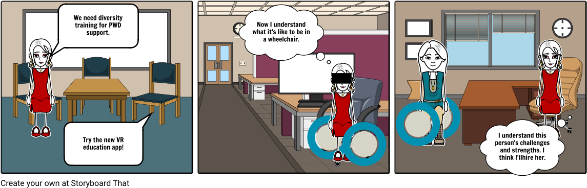Vr Diversity - Cartoon (1164x385), Png Download