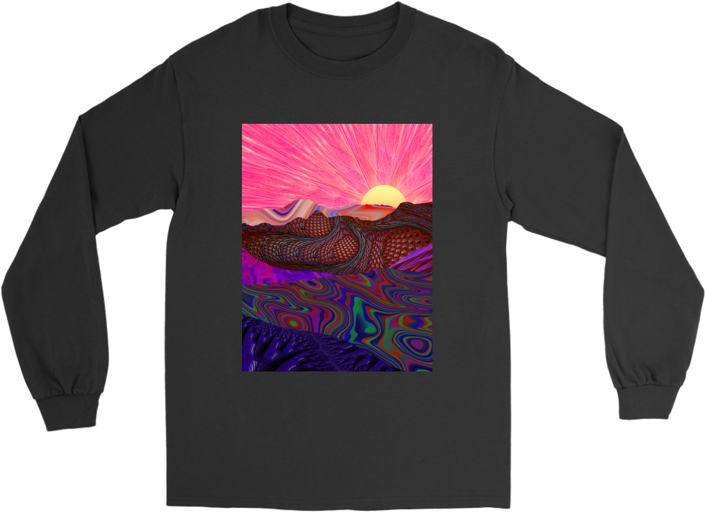 Trippy Trek Long Sleeve - Milf Man I Love To Fish (1024x1024), Png Download