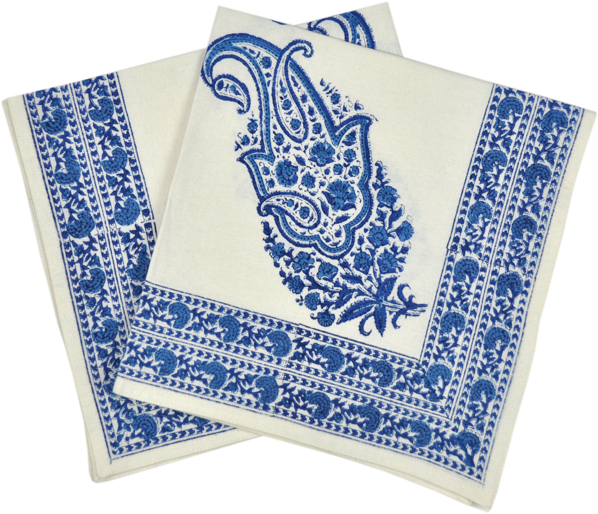 Napkin Paisley Blue - Towel (2000x2000), Png Download