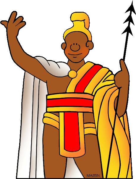 Famous People From Hawaii - King Kamehameha Clipart (487x648), Png Download
