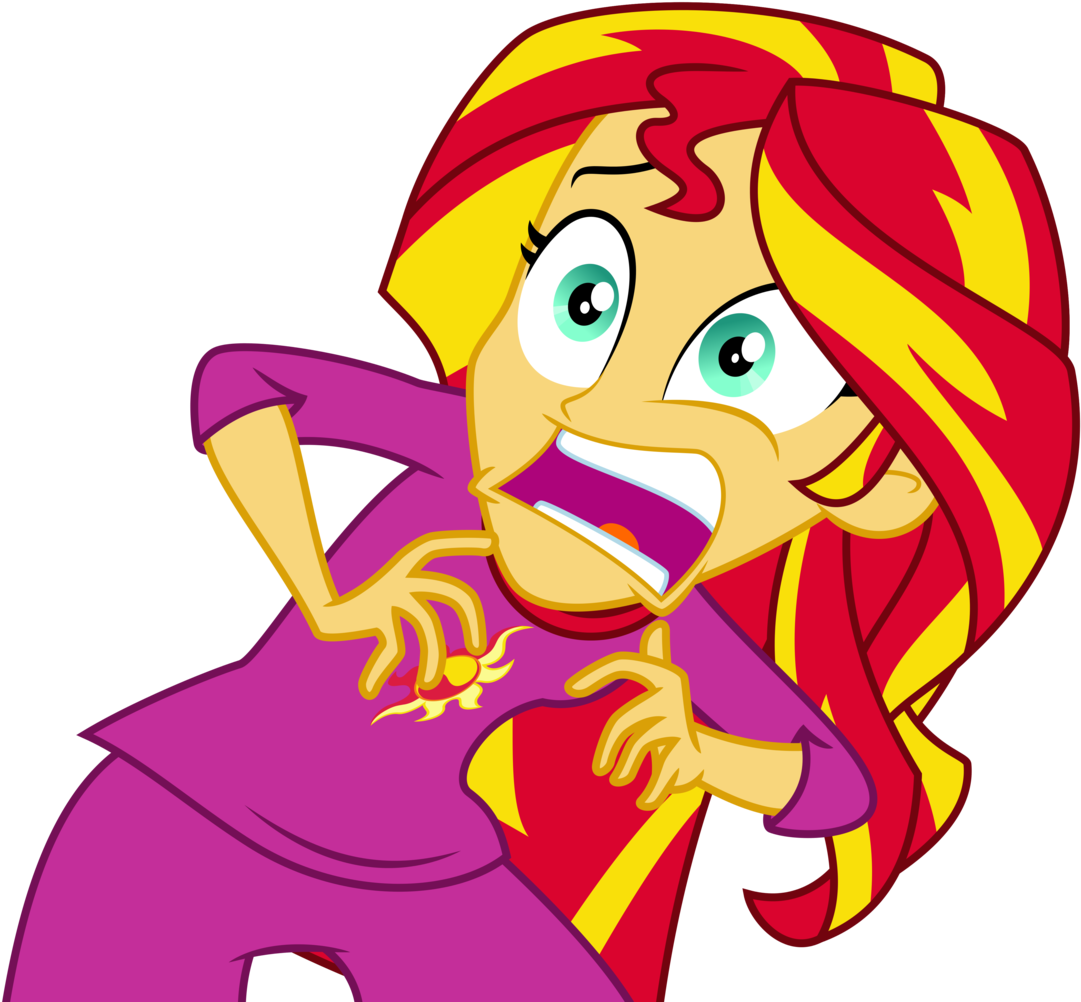 Absurd Res Artist Masem Clothes Equestria - Sunset Shimmer And Maud Pie (1129x1024), Png Download