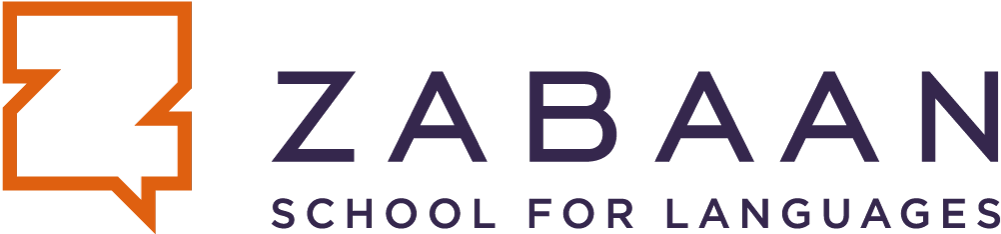 Zabaan School For Languages - Lilac (1106x336), Png Download