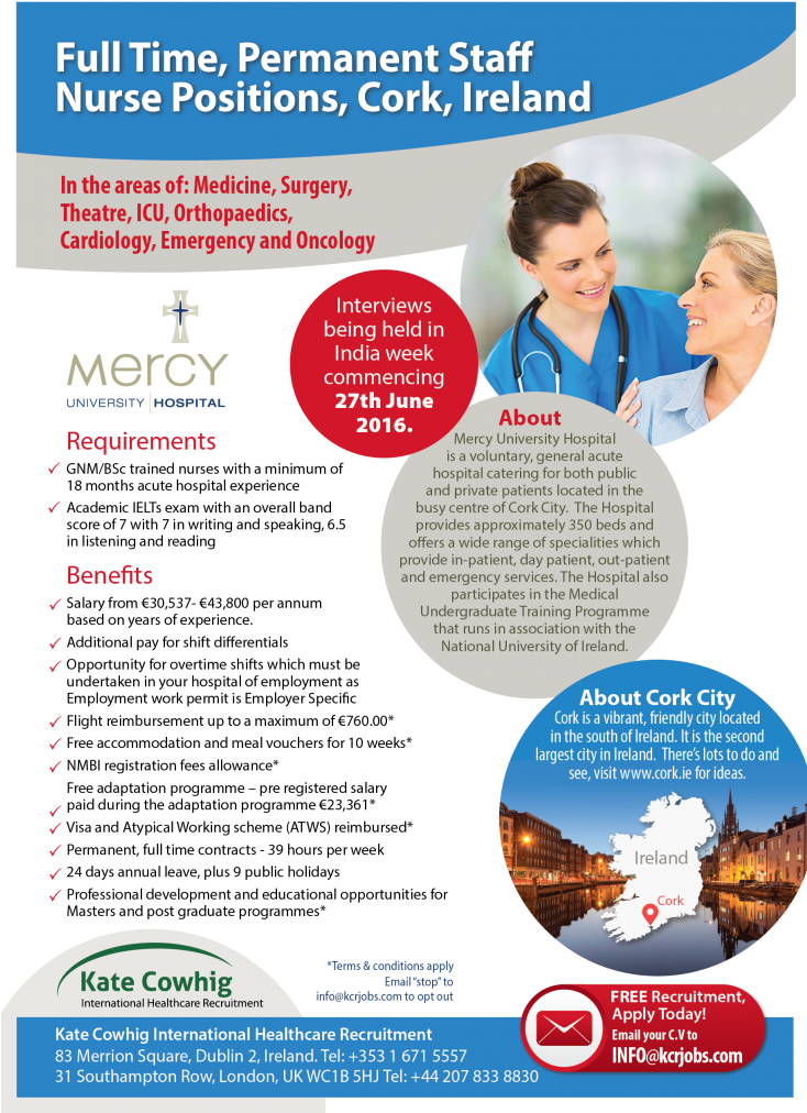 Kate Cowhig Mercy Cork A5 Final - Flyer (733x1024), Png Download