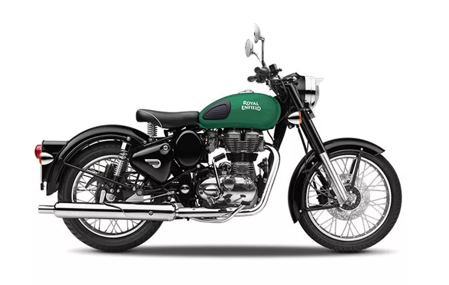 Royal Enfield Classic - Royal Enfield Classic 350 Blue (1560x990), Png Download