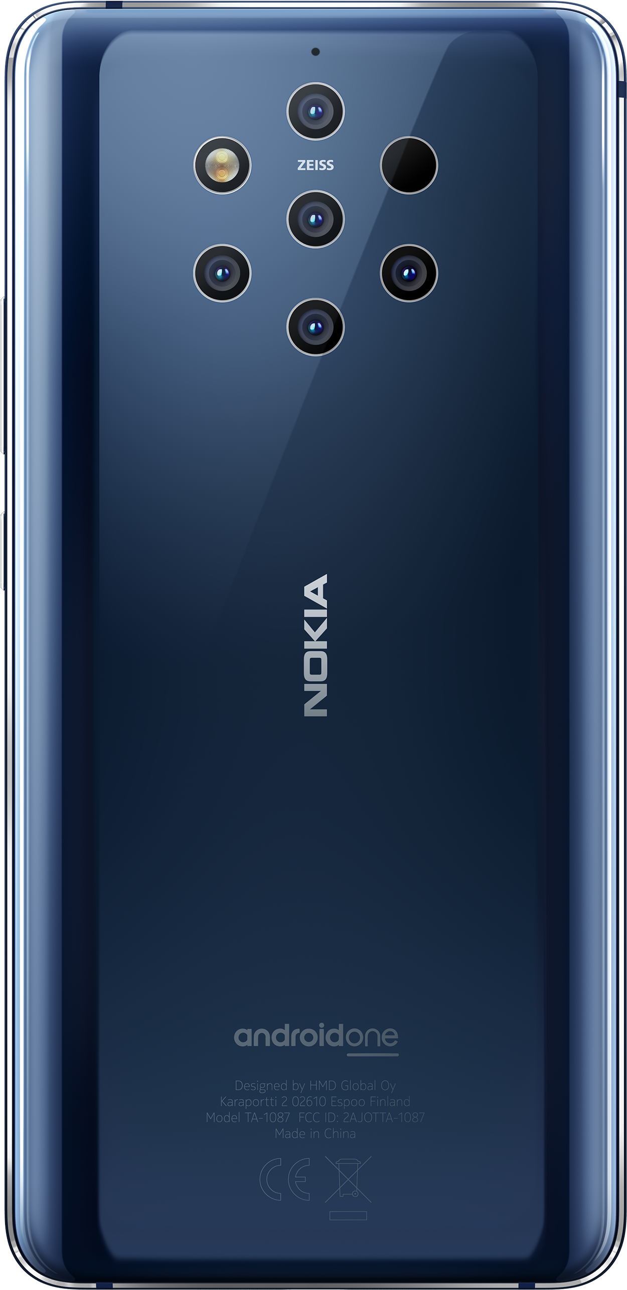 Hmd Made Nokia 9 Pureview Official Today With Penta-lens - Nokia With 5 Cameras (3000x3000), Png Download