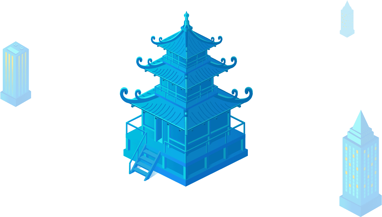 Empower Your Business In Usa & Canada With Alibaba - Pagoda (2880x960), Png Download