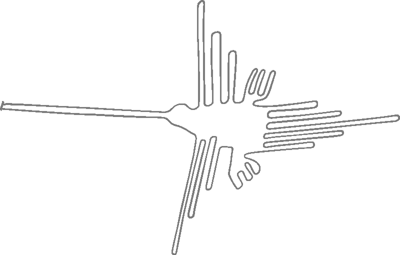 Input Nazca Lines Hummingbird (800x510), Png Download