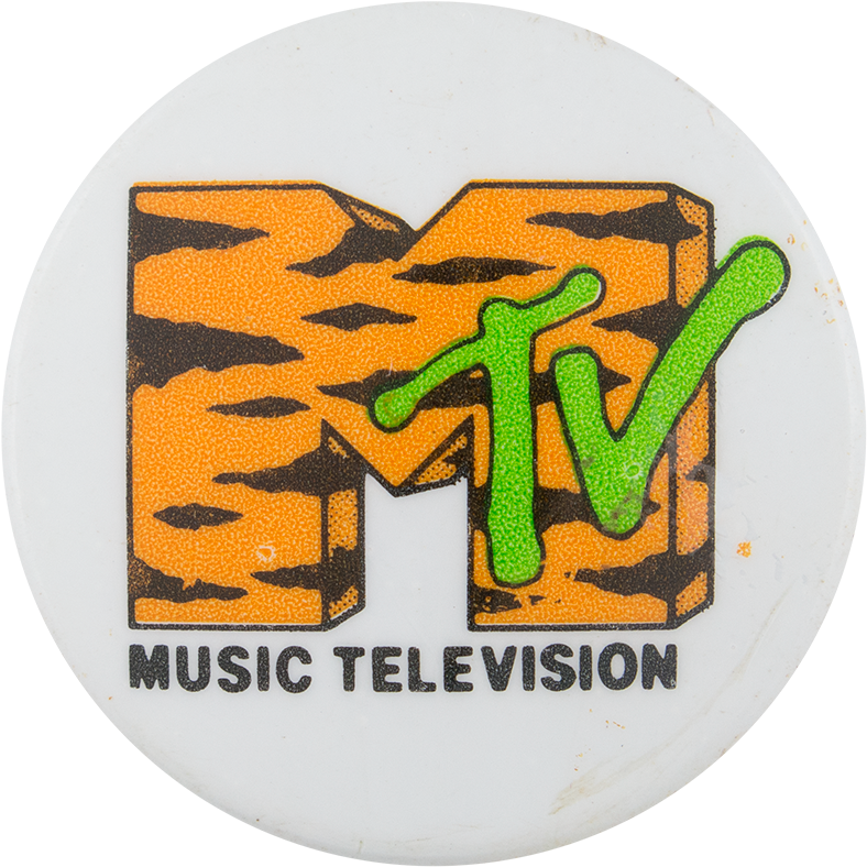 Mtv Music Television Advertising Button Museum (1000x969), Png Download