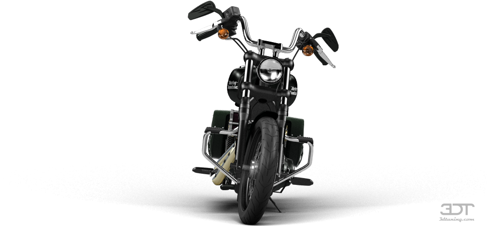Harley-davidson Dyna Street Bob Cruiser - Harley Davidson Front Png (1004x500), Png Download