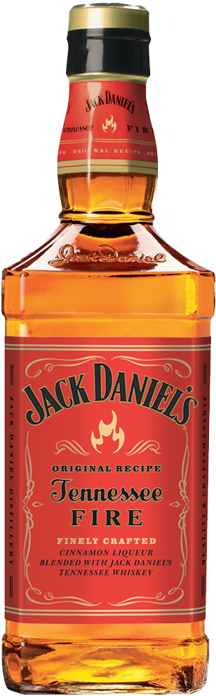 Jack Daniel's Tennessee Fire 1l - Jack Daniels Tennessee Fire Bottle (652x1060), Png Download