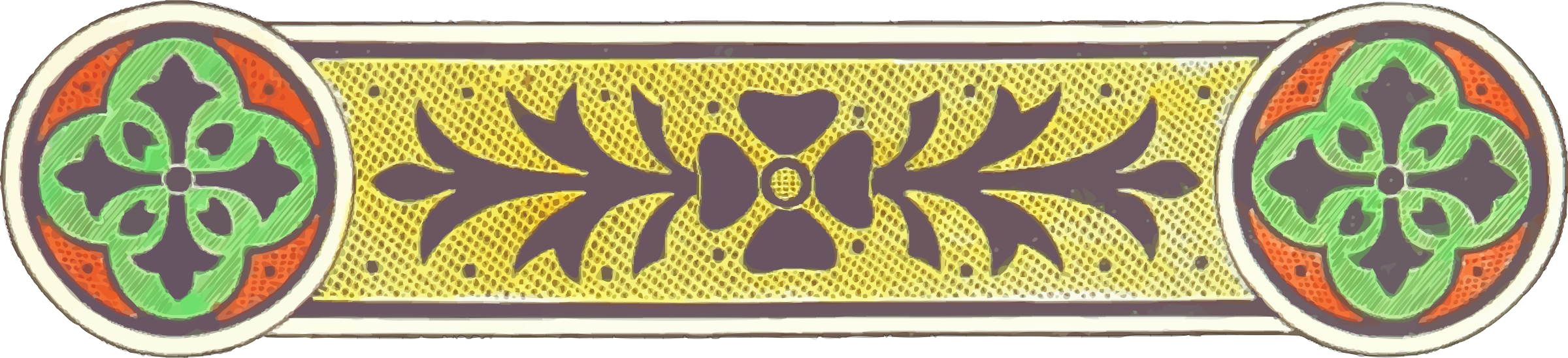 This Free Icons Png Design Of Decorative Divider 71 (2400x549), Png Download