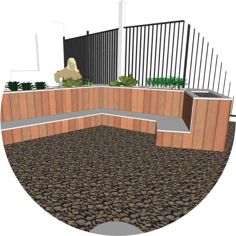 Planter Box 2 - 3d Gözlüklü Resimler (800x799), Png Download