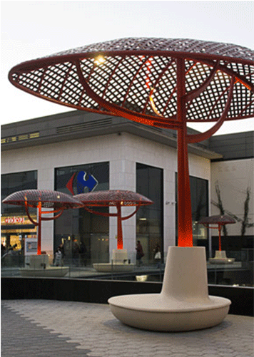 Jardinera Jules Et Jim De Hormigon Uhpc Beige De Javier - Architecture (768x500), Png Download