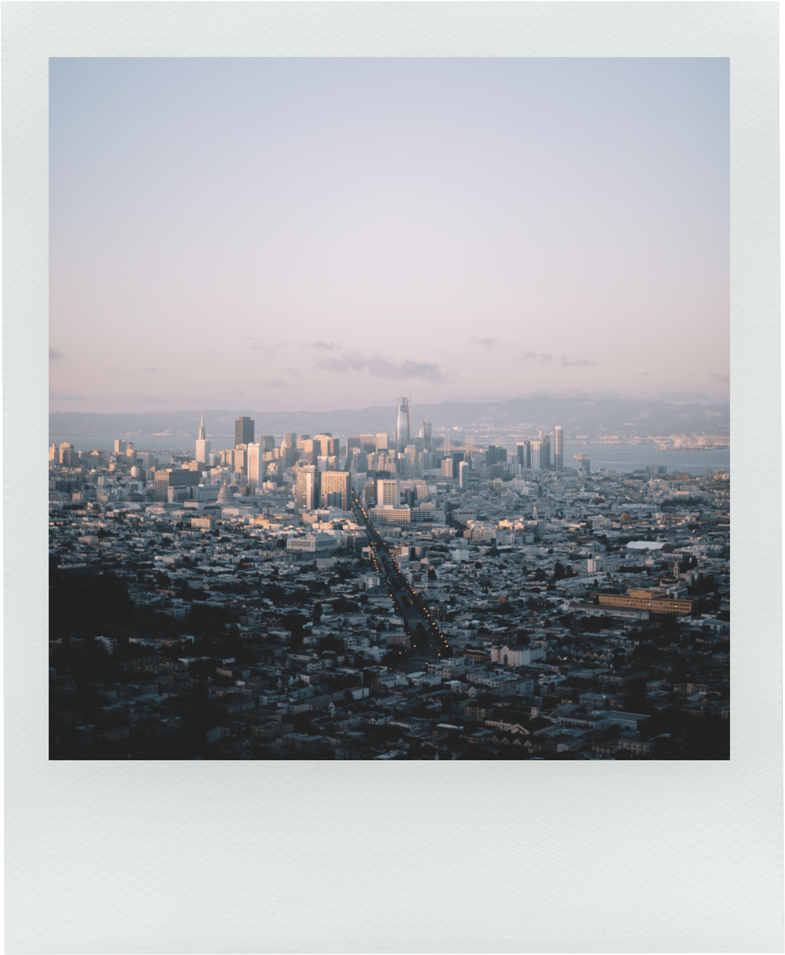 Polaroid Psd Mockup Template - San Francisco (1200x1440), Png Download