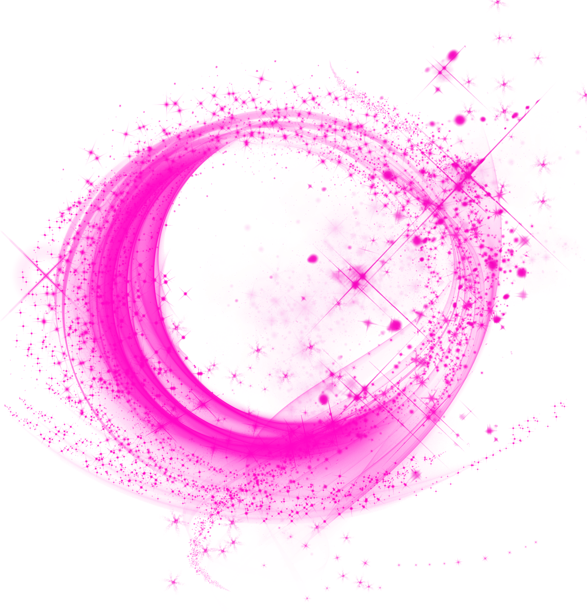 Light Effect Border Simple Stylish Starlight Png And - Circle (2000x2000), Png Download