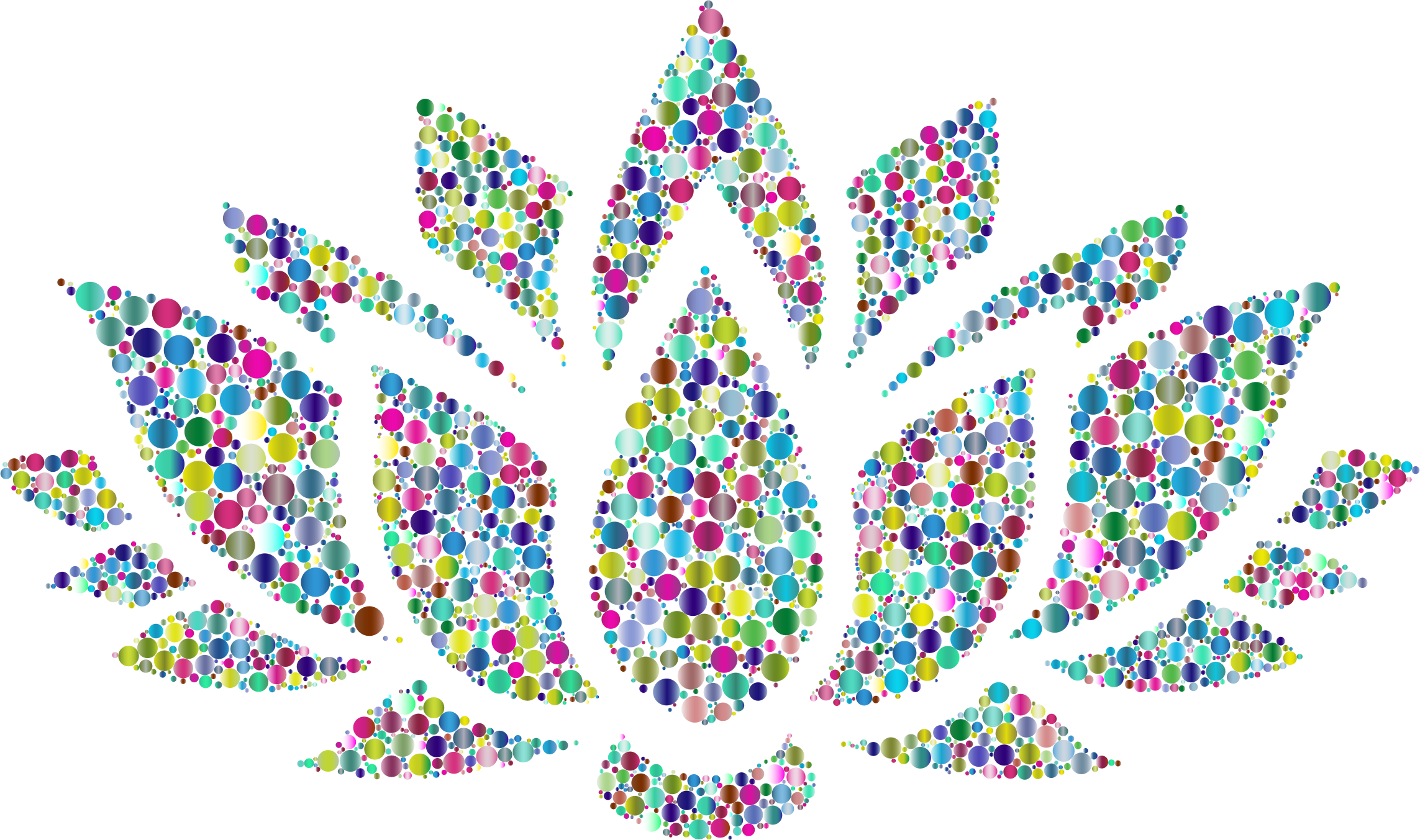 This Free Icons Png Design Of Prismatic Lotus Flower (2286x1353), Png Download