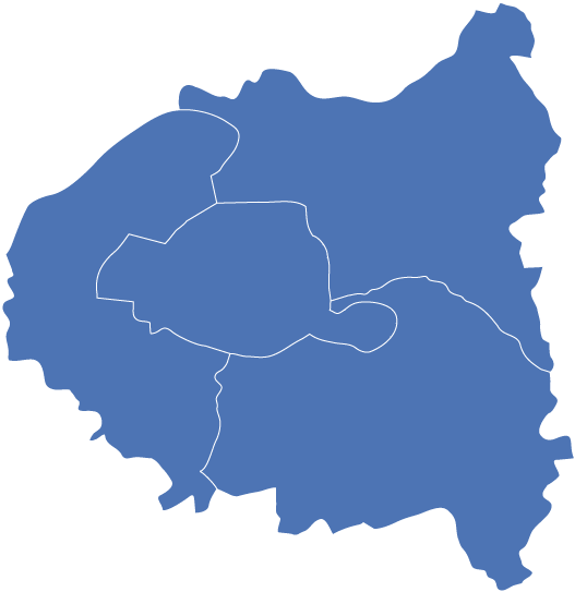 Carte Ile De France Png - Map Paris Png (601x606), Png Download