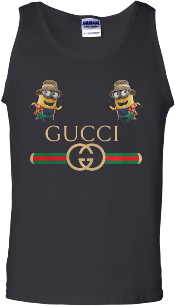 Favorable Minion Gucci Shirt Cotton Tank Top Teeskool - Help More Bees Plant More Trees (1024x1024), Png Download