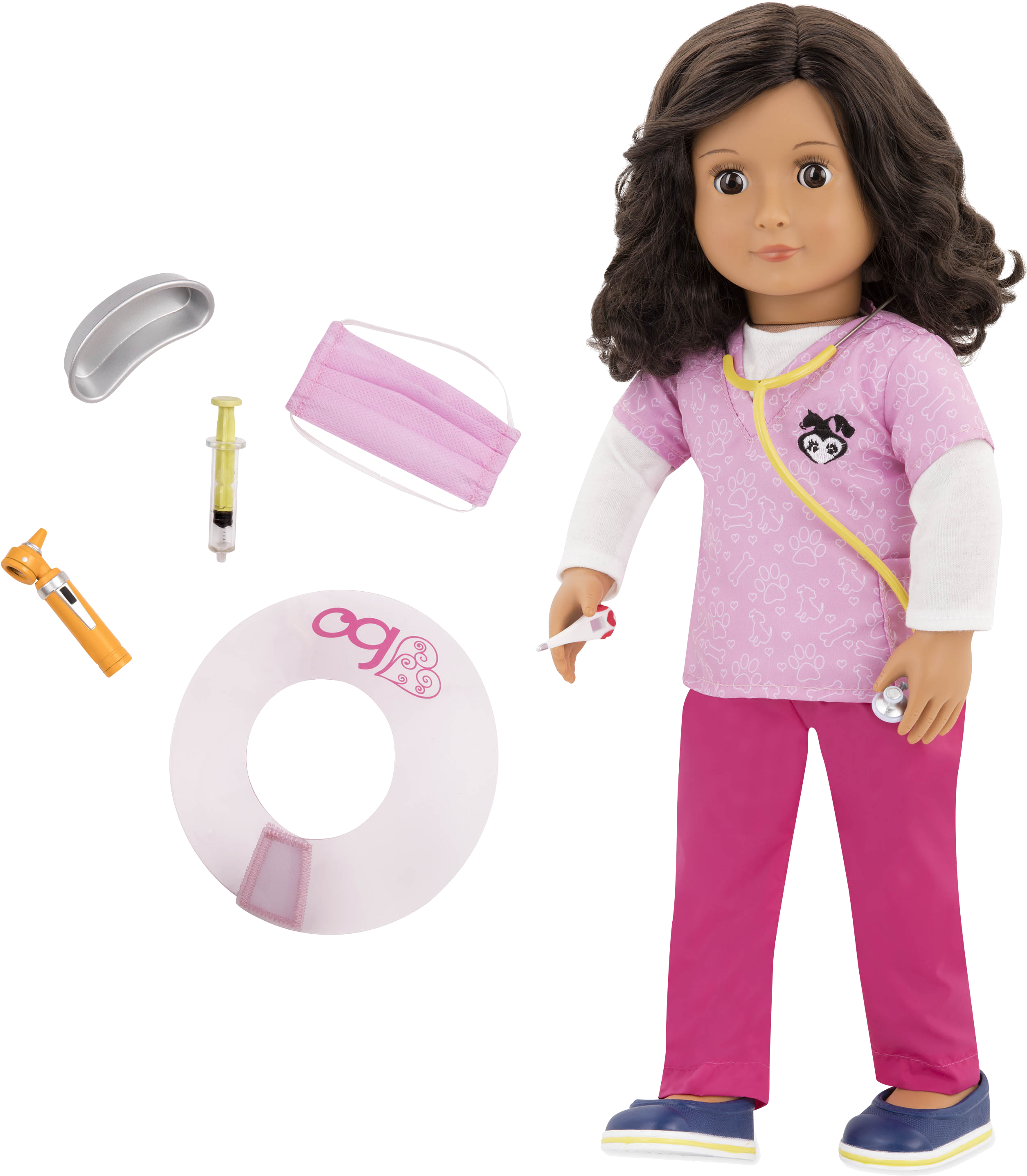 Paloma 18-inch Veterinarian Doll - Our Generation Vet Doll (3000x3000), Png Download