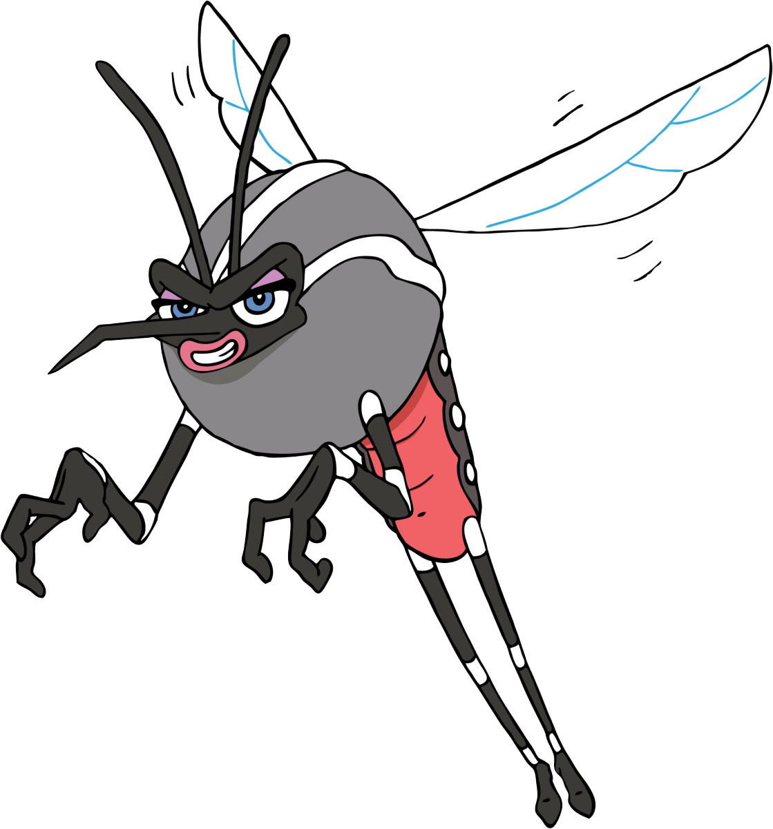 Clipart Library Download Flying Mosquito Clipart - Mosquitoes Clipart Transparent (1119x1200), Png Download