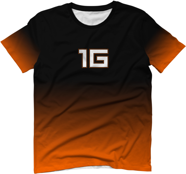 1g Orange Fade - Evil Geniuses Shirt (650x650), Png Download