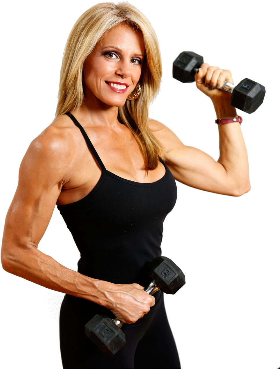 010 Beccatebon-weights - Biceps Curl (1000x1371), Png Download